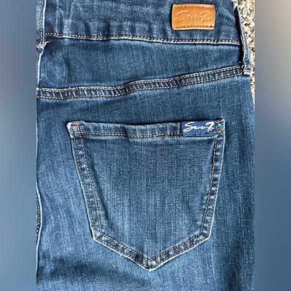 Seven 7 Weekend Women’s Slim Fit dark blue jeans size 4 - Picture 8 of 11